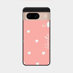 Be Loved Customized Glass Case Cover Peach For Google Pixel 8 5G