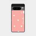 Be Loved Customized Glass Case Cover Peach For Google Pixel 8 Pro 5G
