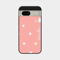 Be Loved Customized Glass Case Cover Peach For Google Pixel 8A 5G