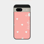 Be Loved Customized Glass Case Cover Peach For Google Pixel 8A 5G