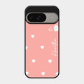 Be Loved Customized Glass Case Cover Peach For Google Pixel 9 5G