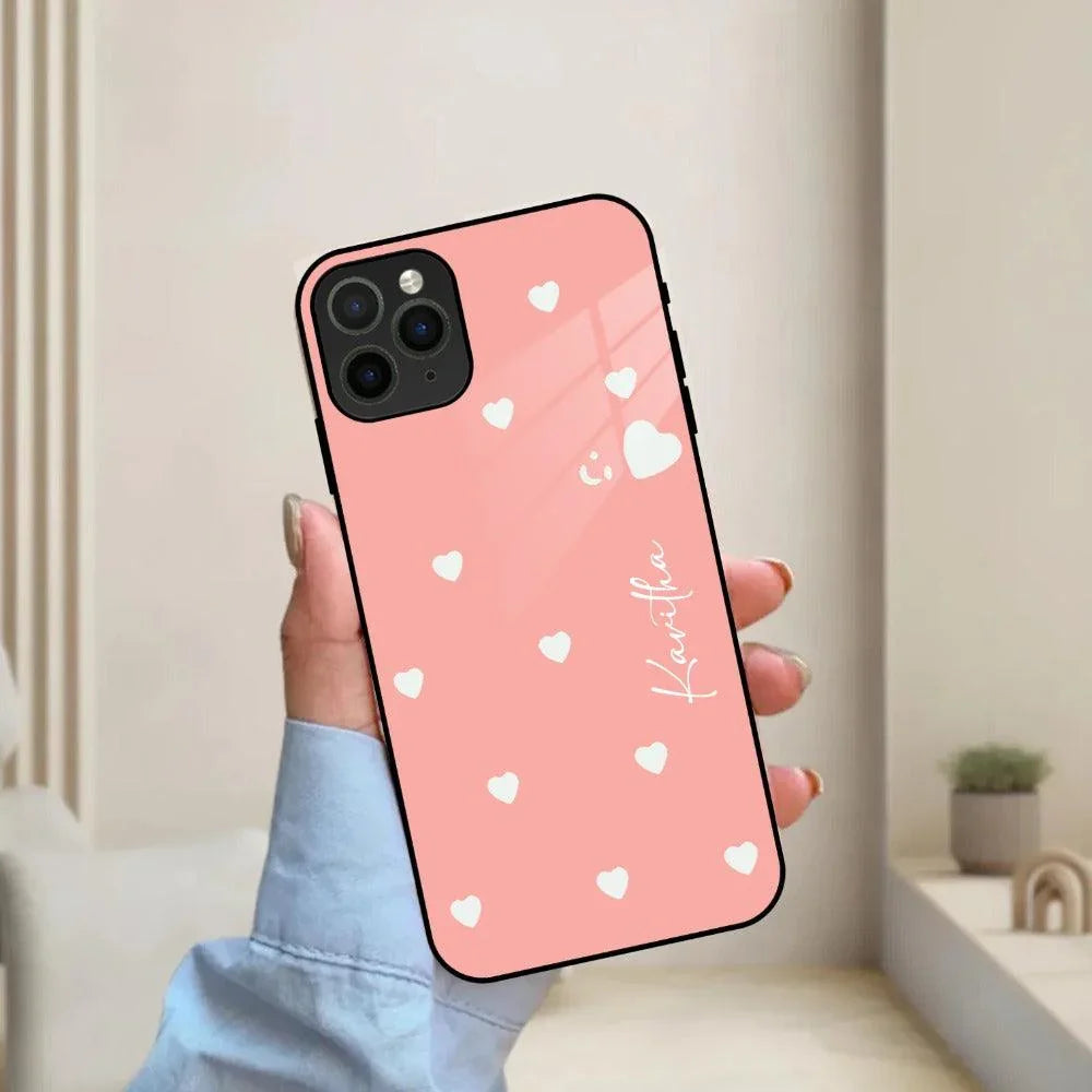 Be Loved Customized Glass Case Cover Peach For iPhone - ShopOnCliQ