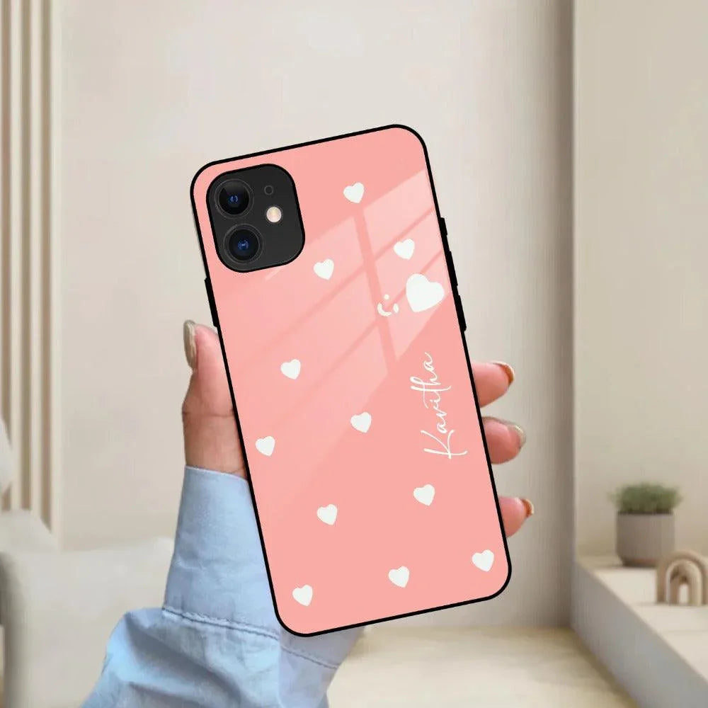 Be Loved Customized Glass Case Cover Peach For iPhone - ShopOnCliQ