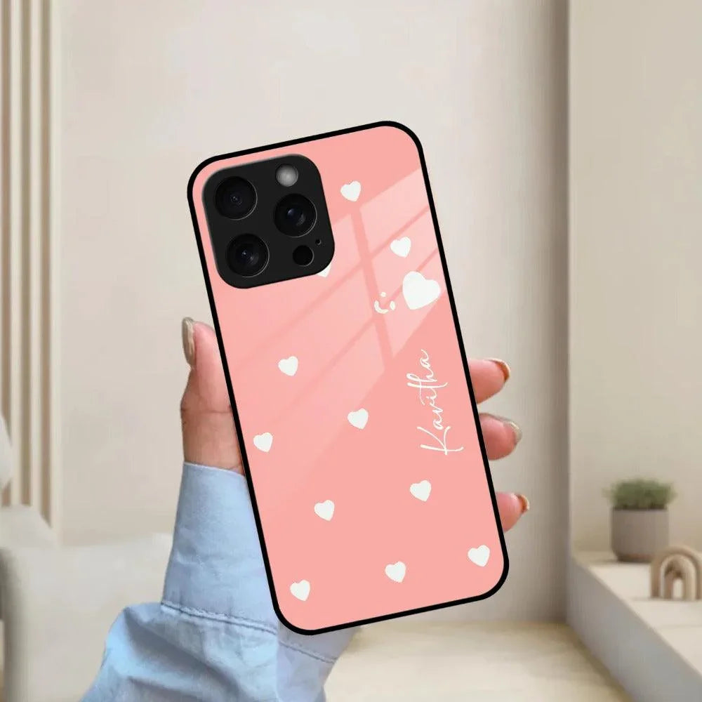 Be Loved Customized Glass Case Cover Peach For iPhone - ShopOnCliQ