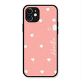 Be Loved Customized Glass Case Cover Peach For iPhone 12