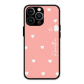 Be Loved Customized Glass Case Cover Peach For iPhone 13 Pro Max