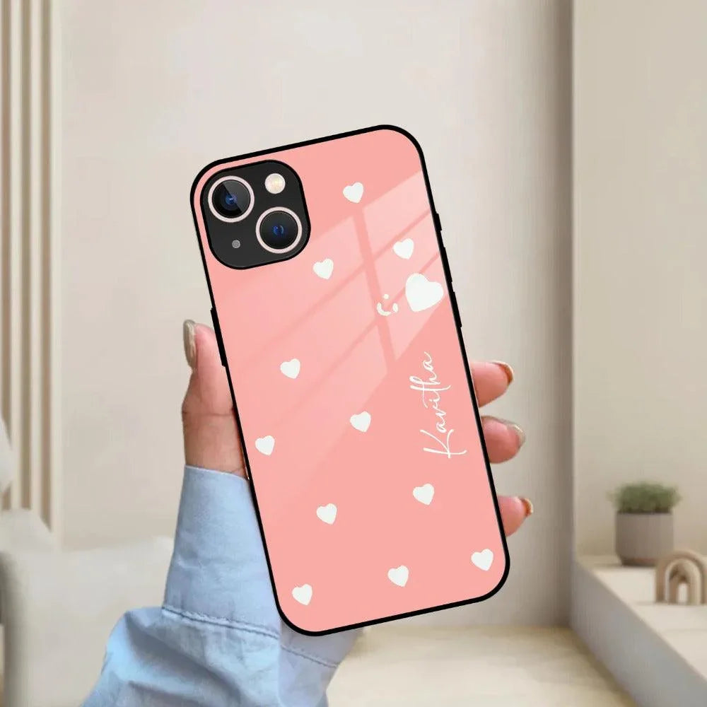 Be Loved Customized Glass Case Cover Peach For iPhone - ShopOnCliQ