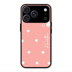 Be Loved Customized Glass Case Cover Peach For iPhone 17 Pro Max