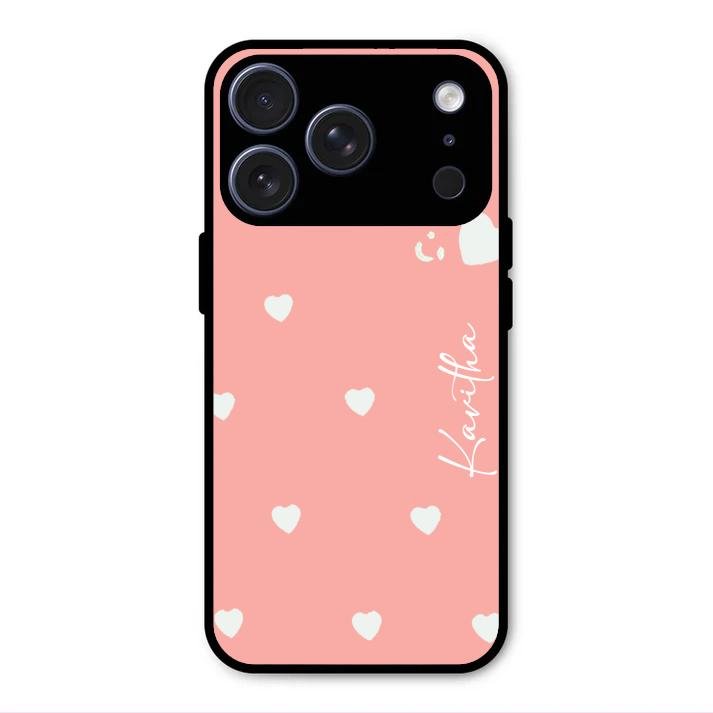 Be Loved Customized Glass Case Cover Peach For iPhone 17 Pro