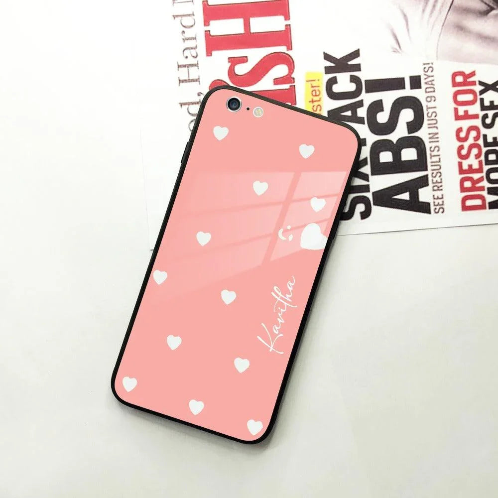 Be Loved Customized Glass Case Cover Peach For iPhone - ShopOnCliQ