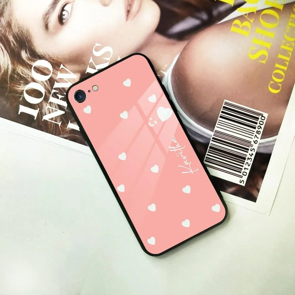 Be Loved Customized Glass Case Cover Peach For iPhone - ShopOnCliQ