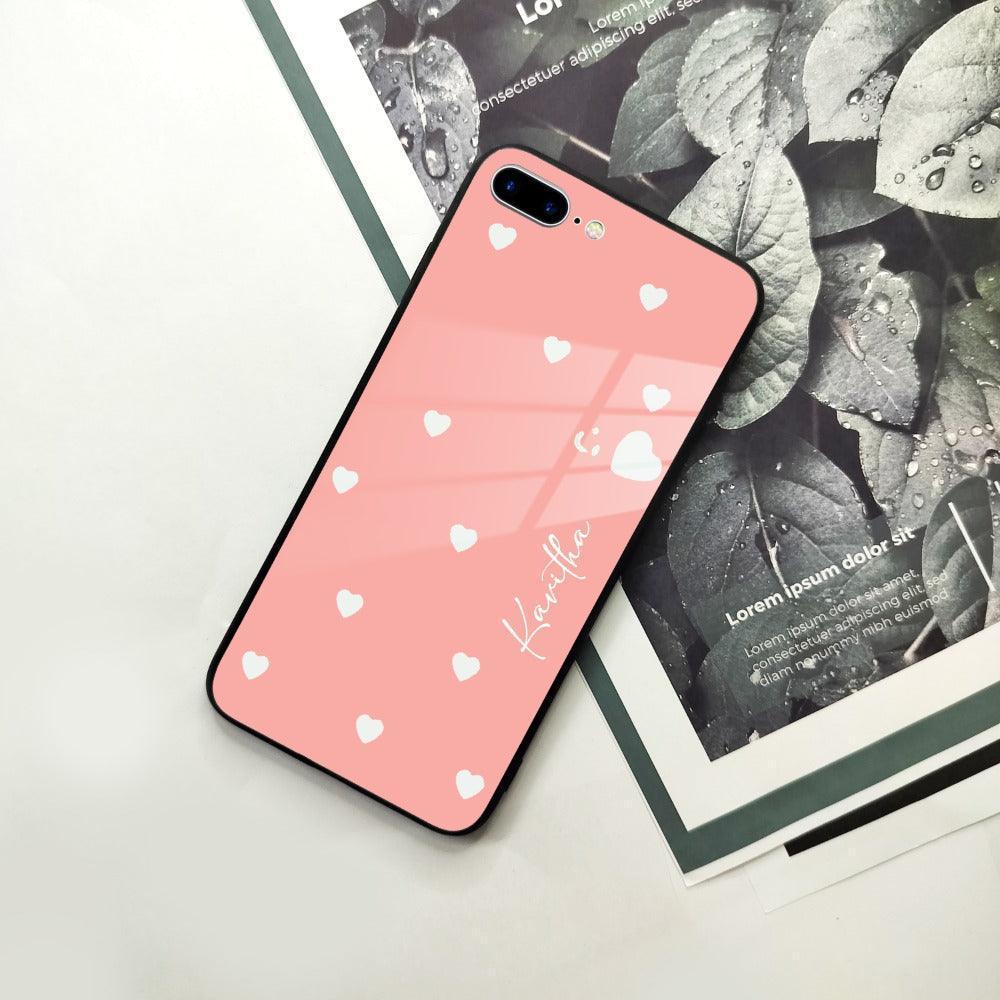 Be Loved Customized Glass Case Cover Peach For iPhone - ShopOnCliQ
