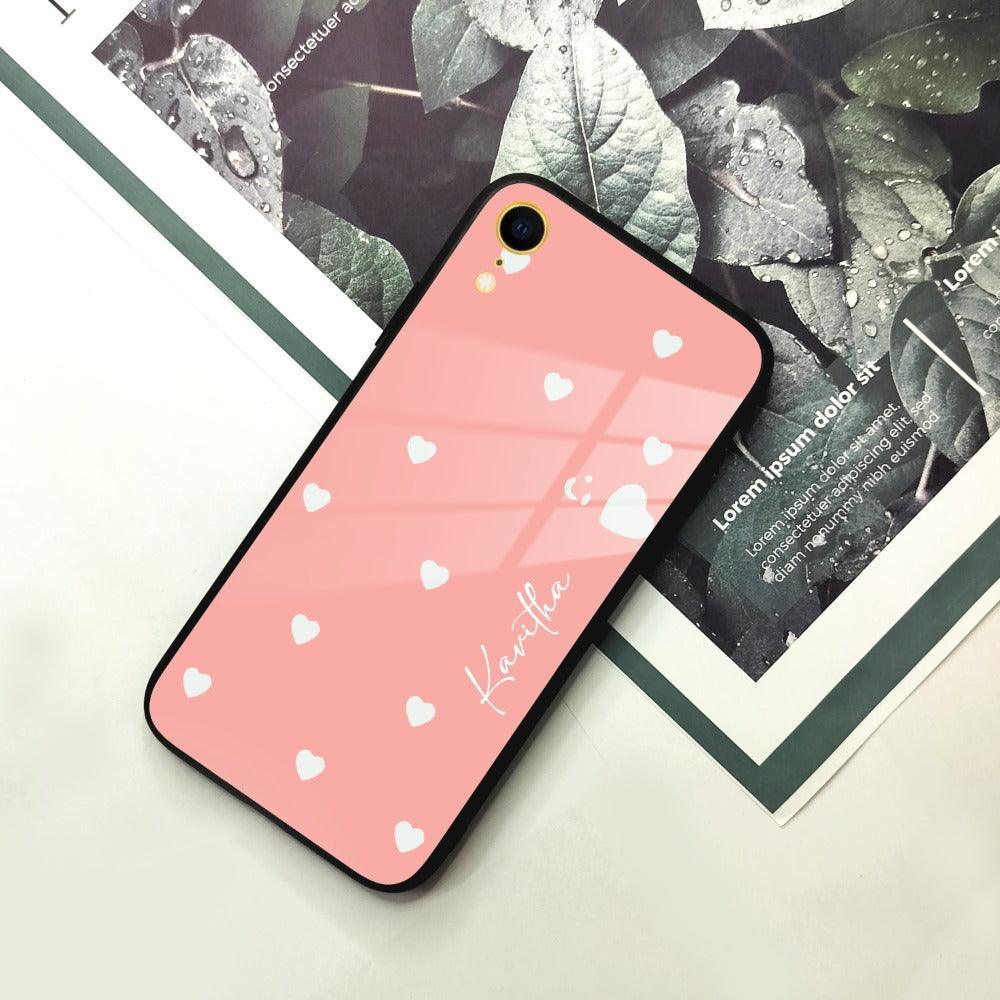 Be Loved Customized Glass Case Cover Peach For iPhone - ShopOnCliQ