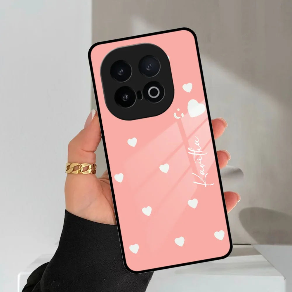 Be Loved Customized Glass Case Cover Peach For Vivo - ShopOnCliQ