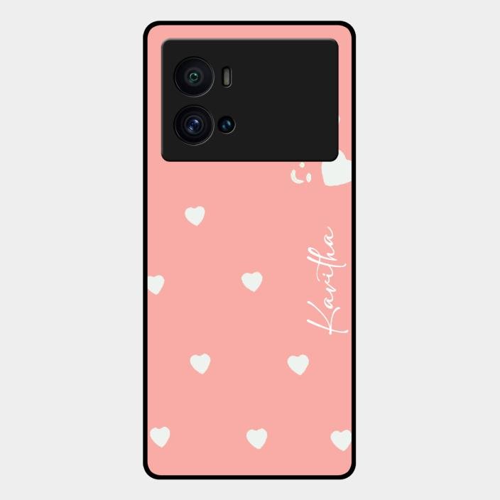 Be Loved Customized Glass Case Cover Peach For Iqoo 9 Pro 5G