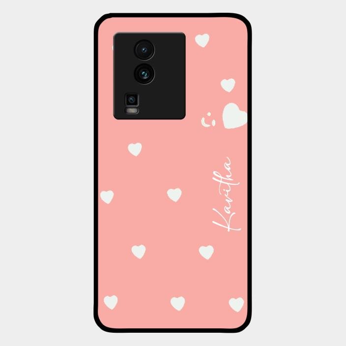 Be Loved Customized Glass Case Cover Peach For Iqoo Neo 7 Pro 5G