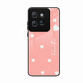 Be Loved Customized Glass Case Cover Peach For Motorola Edge 50 Neo