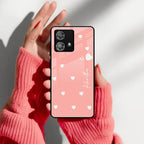 Be Loved Customized Glass Case Cover Peach For Motorola - ShopOnCliQ