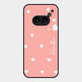 Be Loved Customized Glass Case Cover Peach For Nothing Phone 2A 5G
