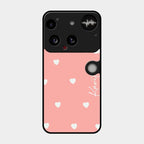 Be Loved Customized Glass Case Cover Peach For Nothing Phone 3 5G