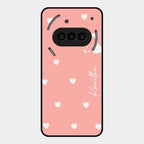 Be Loved Customized Glass Case Cover Peach For Nothing Phone 3A 5G