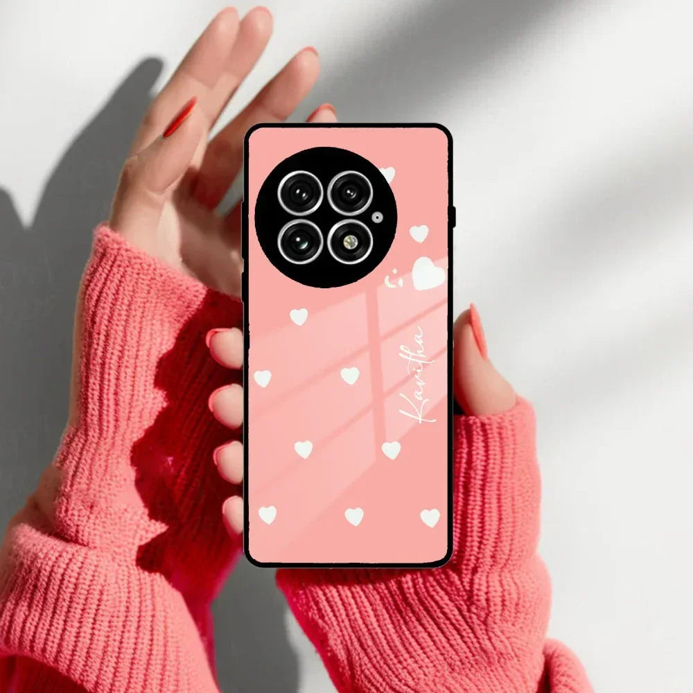 Be Loved Customized Glass Case Cover Peach For Oneplus - ShopOnCliQ