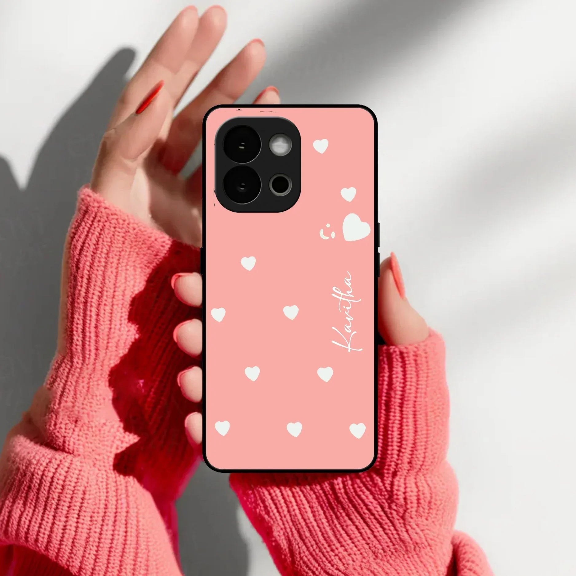 Be Loved Customized Glass Case Cover Peach For Oneplus - ShopOnCliQ