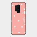 Be Loved Customized Glass Case Cover Peach For Oneplus 8 Pro