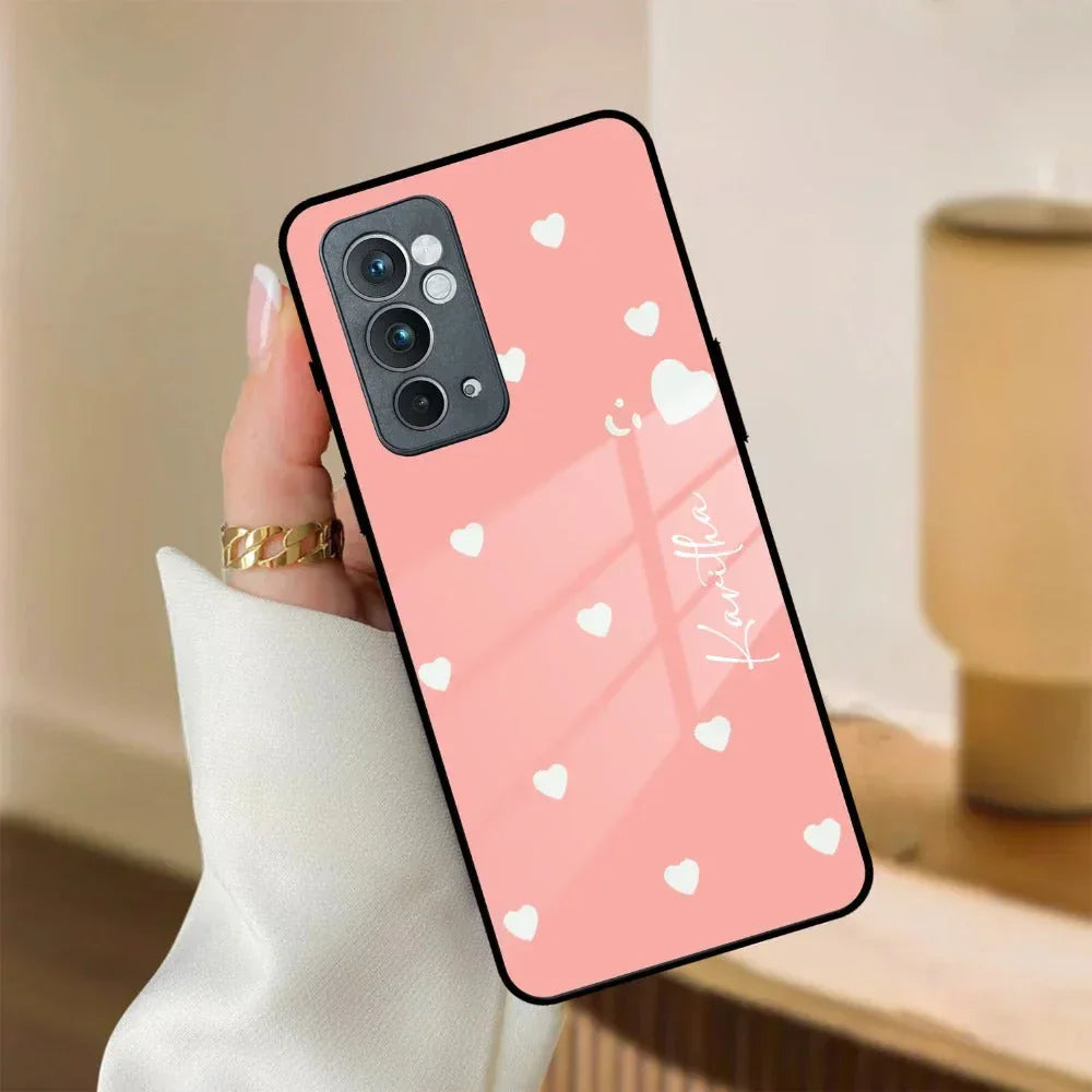 Be Loved Customized Glass Case Cover Peach For Oneplus - ShopOnCliQ