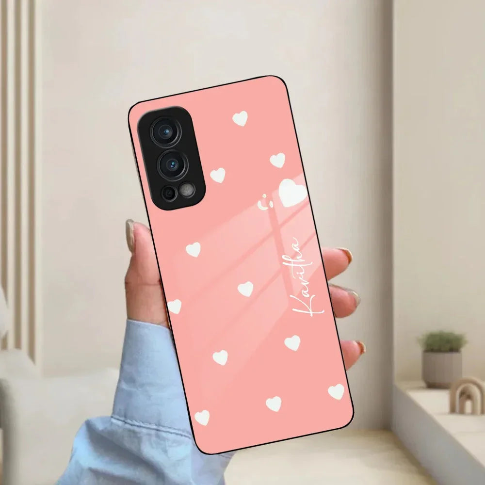 Be Loved Customized Glass Case Cover Peach For Oneplus - ShopOnCliQ