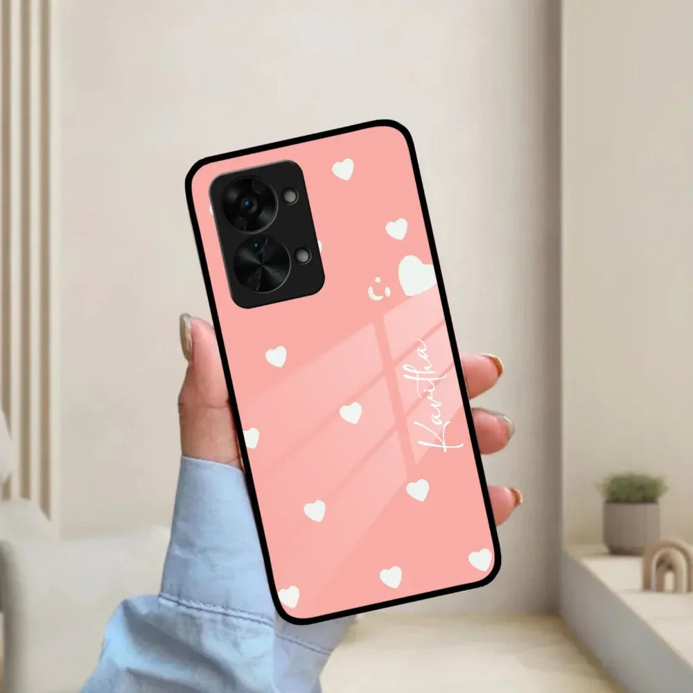 Be Loved Customized Glass Case Cover Peach For Oneplus - ShopOnCliQ