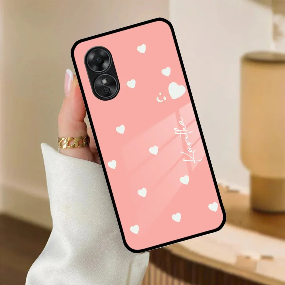 Be Loved Customized Glass Case Cover Peach For Oppo - ShopOnCliQ