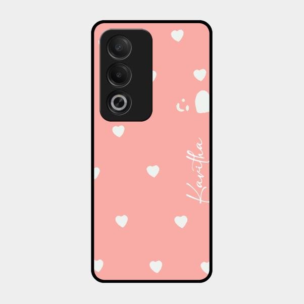 Be Loved Customized Glass Case Cover Peach For Oppo A3 Pro 5G
