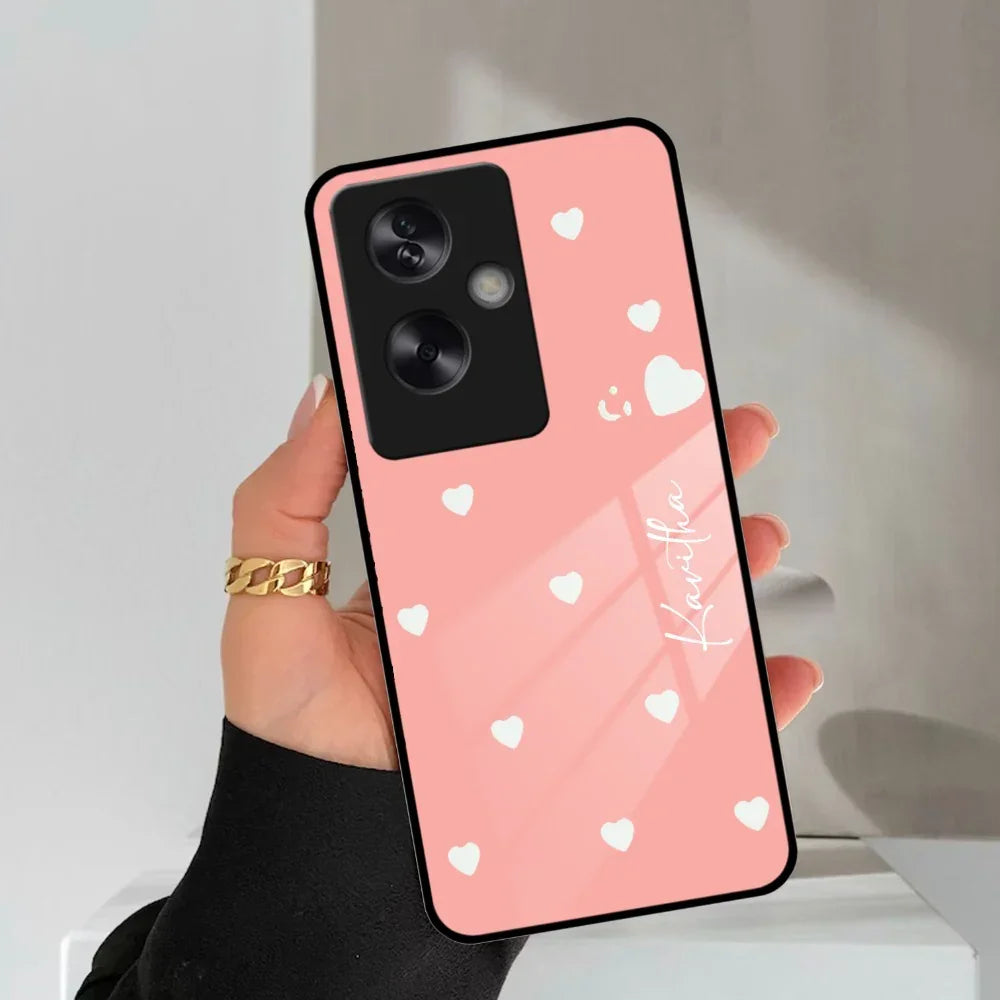 Be Loved Customized Glass Case Cover Peach For Oppo - ShopOnCliQ
