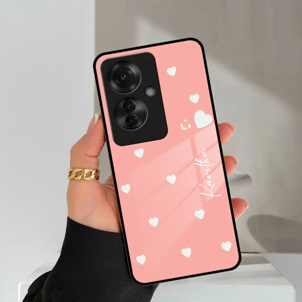 Be Loved Customized Glass Case Cover Peach For Oppo - ShopOnCliQ