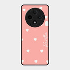 Be Loved Customized Glass Case Cover Peach For Oppo F27 Pro Plus 5G