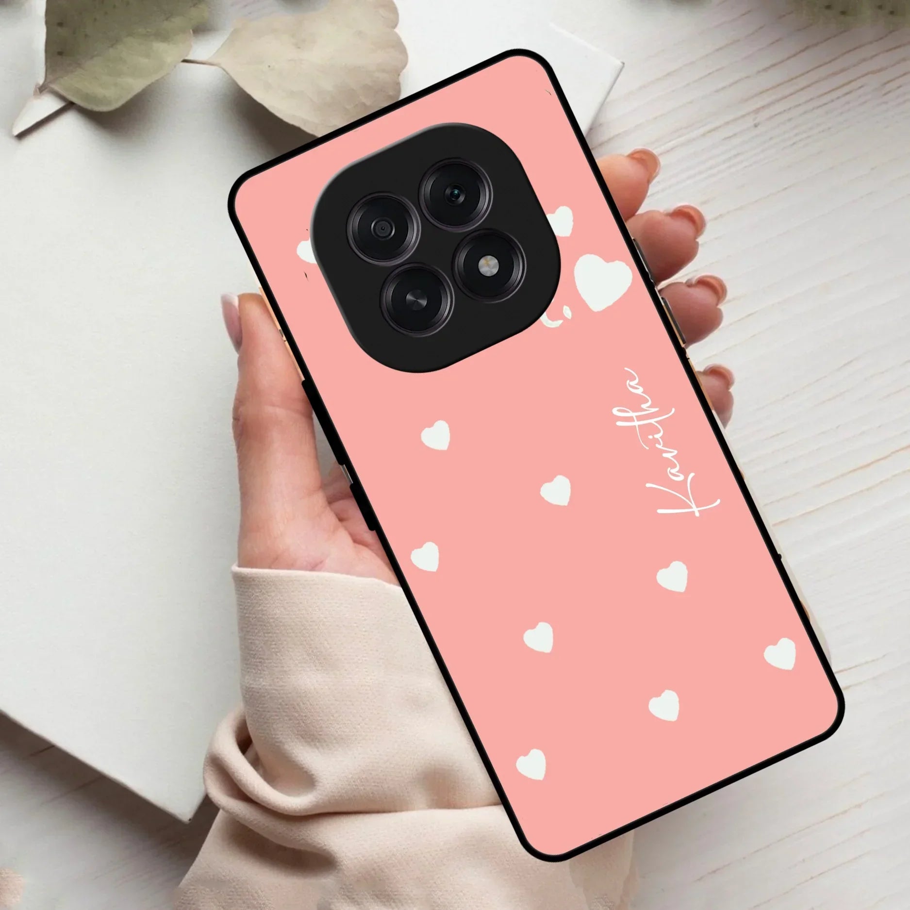 Be Loved Customized Glass Case Cover Peach For Oppo - ShopOnCliQ