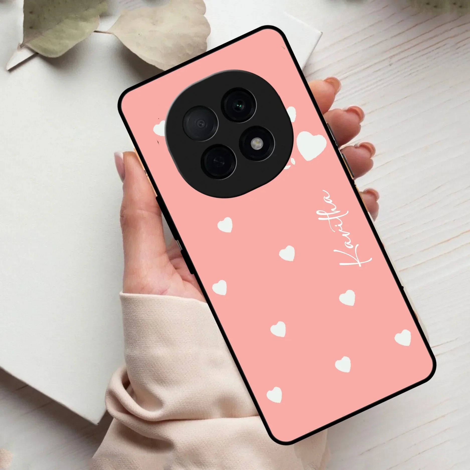 Be Loved Customized Glass Case Cover Peach For Oppo - ShopOnCliQ