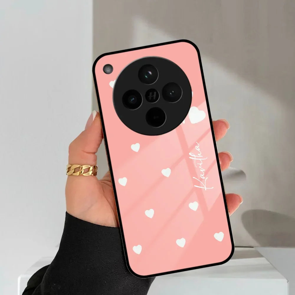 Be Loved Customized Glass Case Cover Peach For Oppo - ShopOnCliQ
