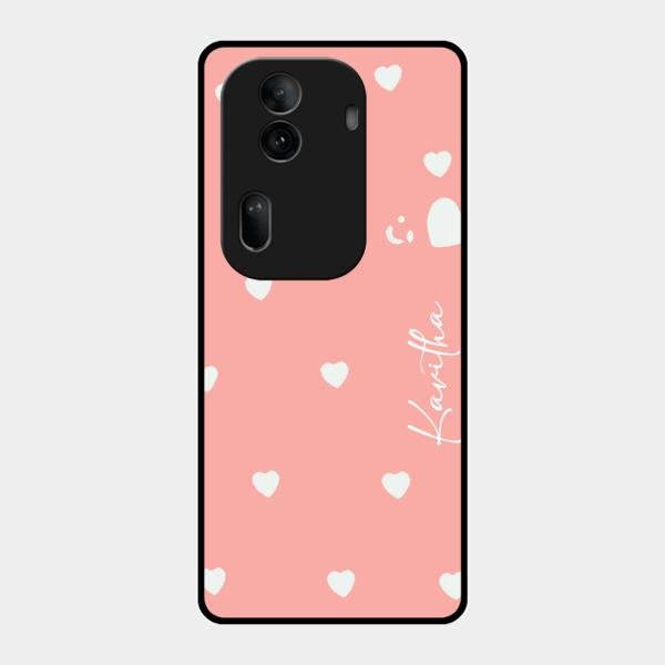 Be Loved Customized Glass Case Cover Peach For Oppo Reno 11 Pro 5G