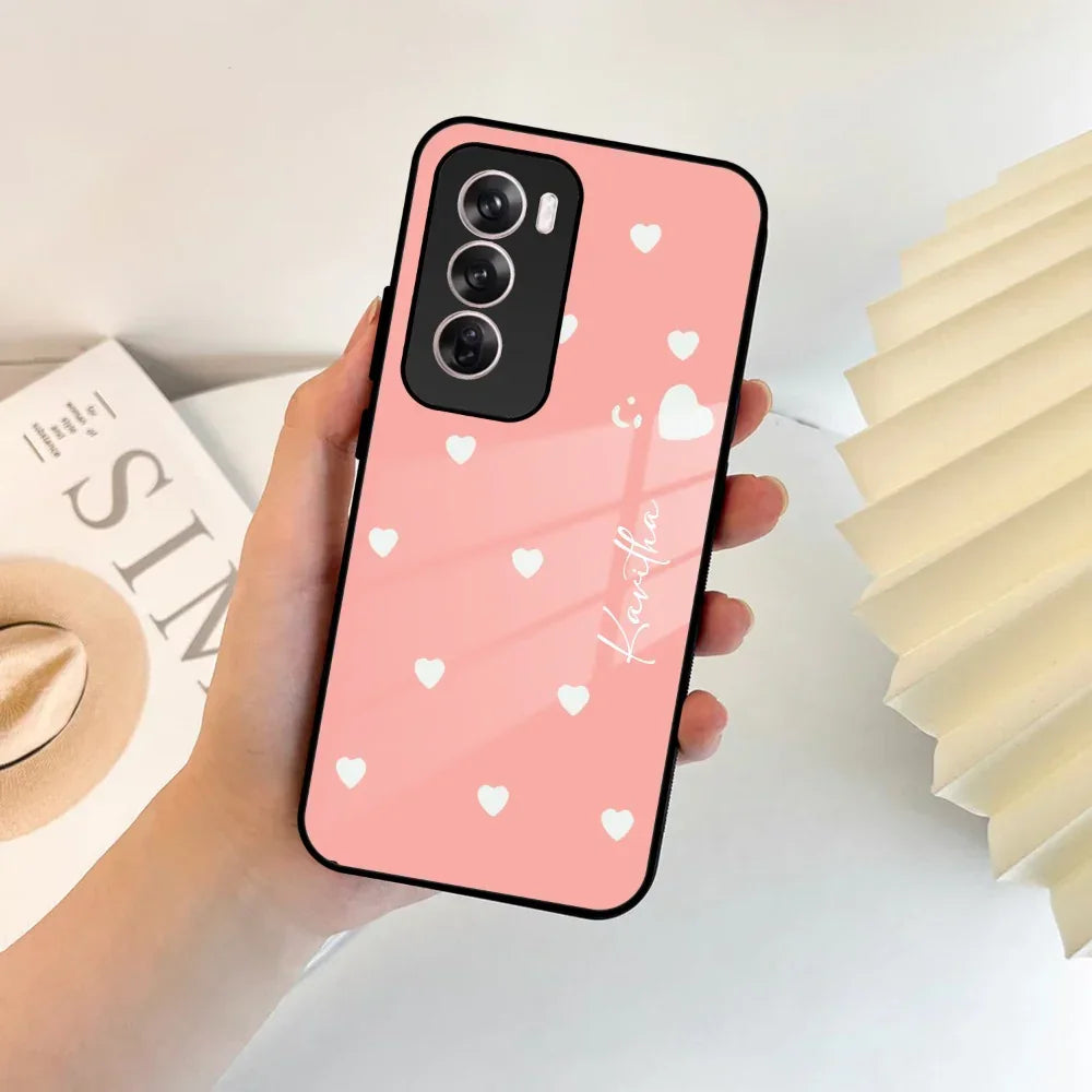Be Loved Customized Glass Case Cover Peach For Oppo - ShopOnCliQ