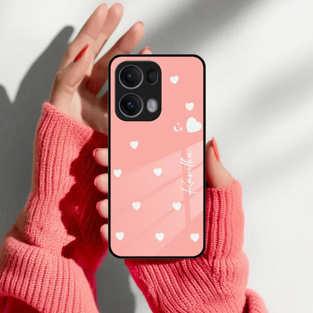 Be Loved Customized Glass Case Cover Peach For Oppo - ShopOnCliQ