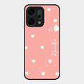 Be Loved Customized Glass Case Cover Peach For Oppo Reno 14 5G