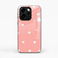Be Loved Customized Glass Case Cover Peach For Oppo Reno 15C 5G