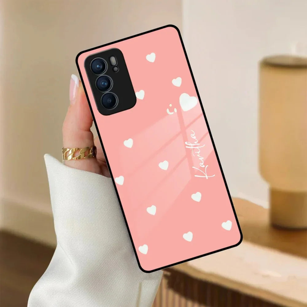 Be Loved Customized Glass Case Cover Peach For Oppo - ShopOnCliQ