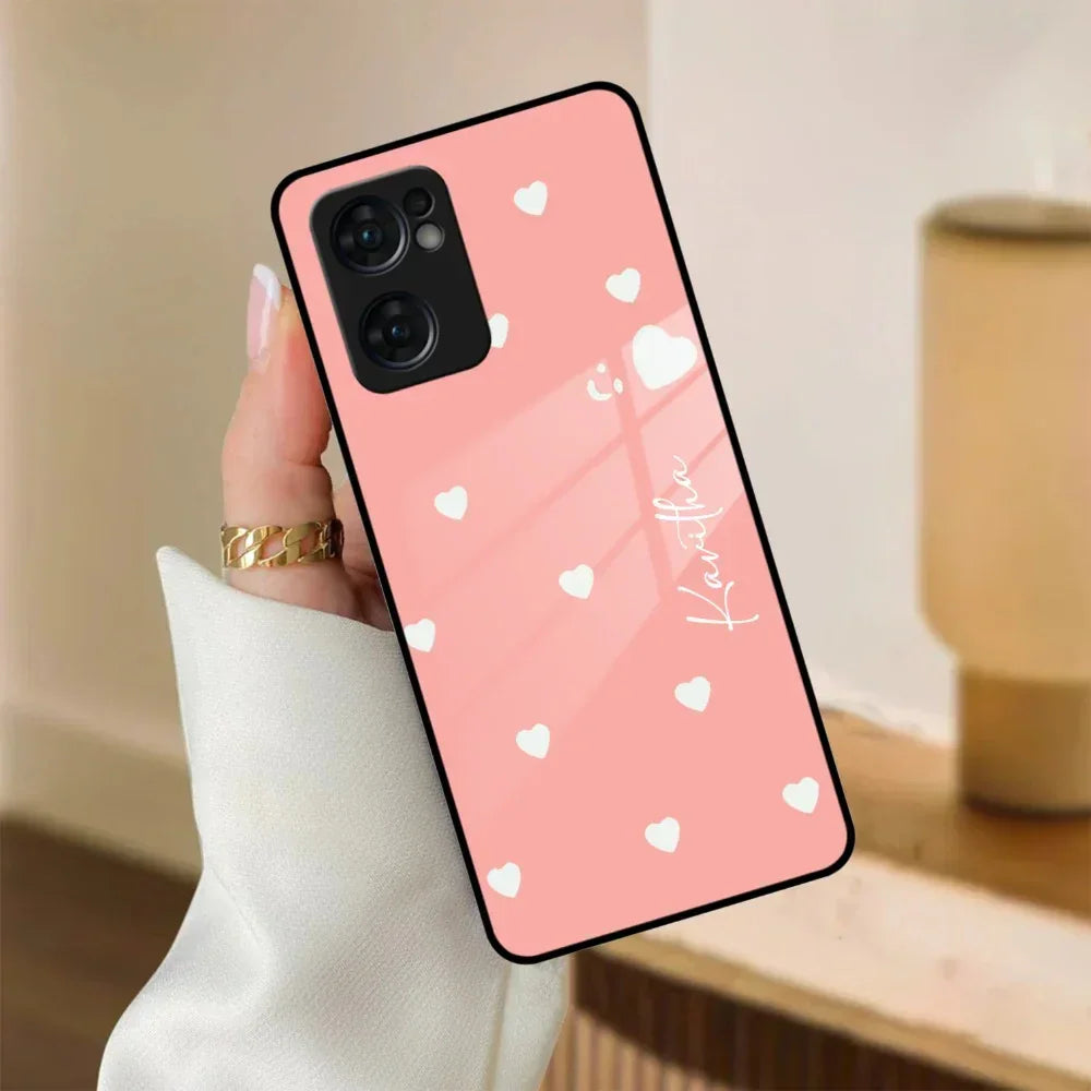 Be Loved Customized Glass Case Cover Peach For Oppo - ShopOnCliQ
