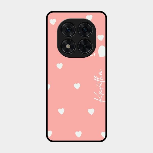 Be Loved Customized Glass Case Cover Peach For Poco X7 5G