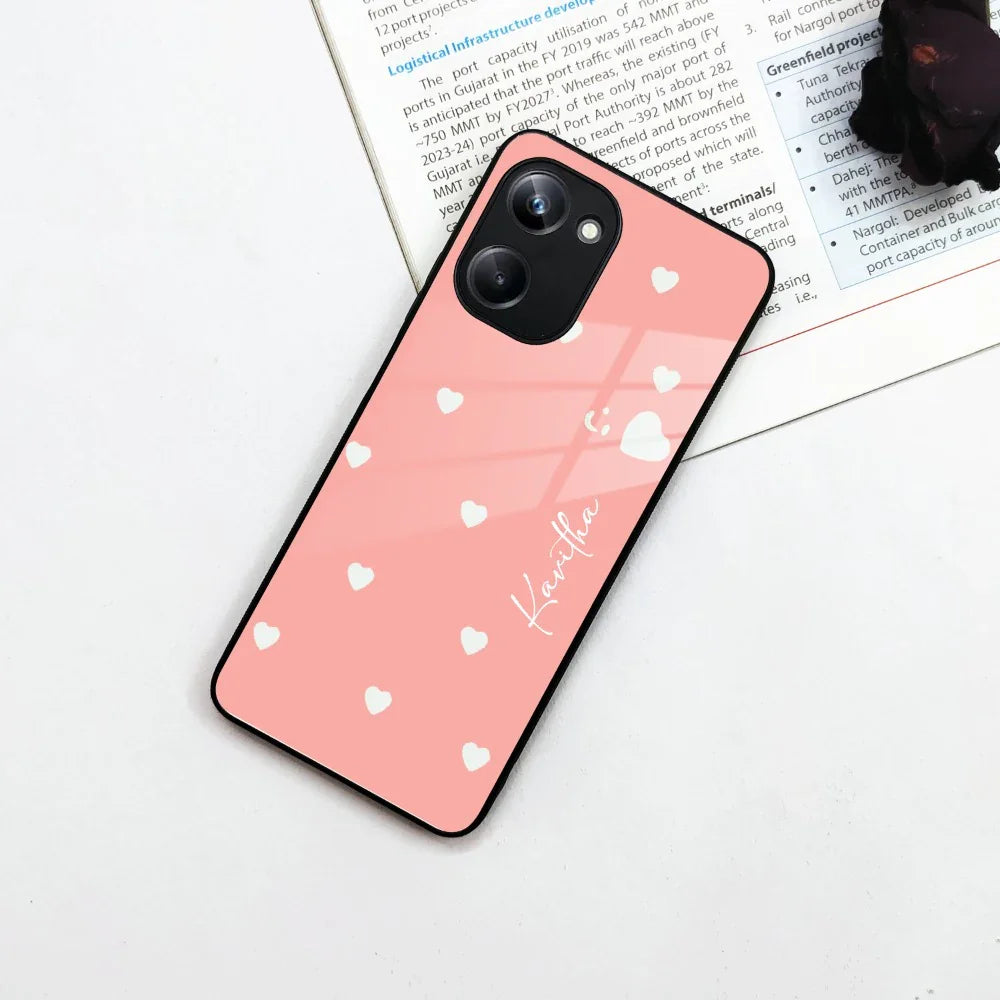 Be Loved Customized Glass Case Cover Peach For Realme/Narzo - ShopOnCliQ