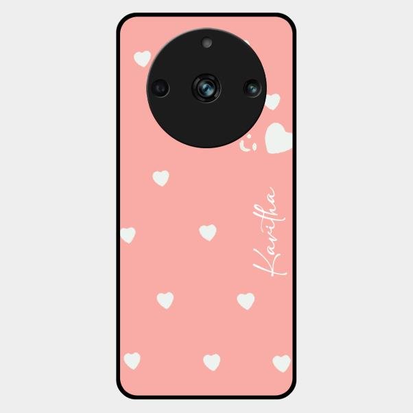 Be Loved Customized Glass Case Cover Peach For Realme 11 Pro Plus 5G