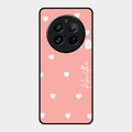 Be Loved Customized Glass Case Cover Peach For Realme 12 Pro Plus 5G